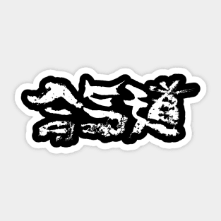 Extreme Vintage Aikido Kanji / Budokan Sticker